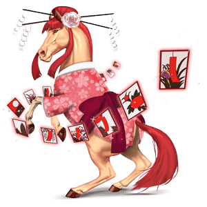 den guddommelige hesten hanafuda