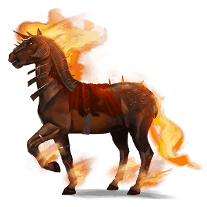 ridehest krig