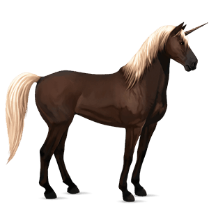 ride-enhjørning hanoveraner rødbrun