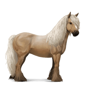 bevinget ride-enhjørning tinker palomino