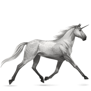 ride-enhjørning tennessee walker svart fuks