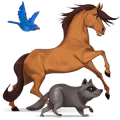ridehest frieserhest svart