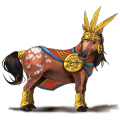 ridehest quarter horse brun