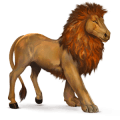 villhesten afrikansk løve