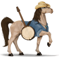 ridehest arabisk hest epleskimmel