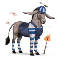 ponni shetlandsponni brun