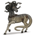 ridehest quarter horse svart
