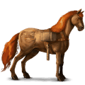 arbeidspegasus trommehest brun tobiano