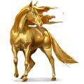 den guddommelige hesten gull