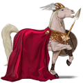 ridehest frieserhest svart