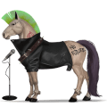 ridehest nokotahest svart fuks