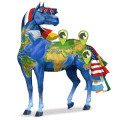 ridepegasus american paint horse mørkebrun tobiano