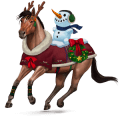 den guddommelige hesten wesołych Świąt