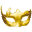 den gule karnevalmasken