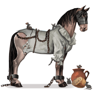 ridepegasus jernmaske-pels