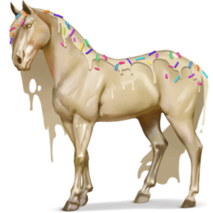 den guddommelige hesten hvit sjokolade